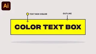 Illustrator Tutorial - How to Add a Color Text Box