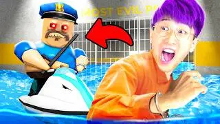 Can We Escape WATER BARRYS PRISON RUN In ROBLOX!? (OBBY)