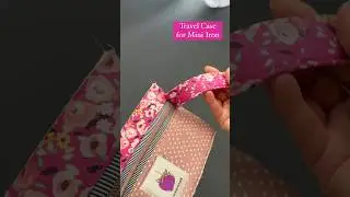 How to assemble Zipper Panel | Travel Case for Mini Iron | Sewing Bag