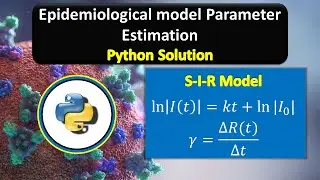 SIR Model parameter estimation with COVID-19 data