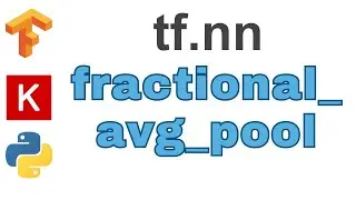 111: fractional avg pool | TensorFlow | Tutorial