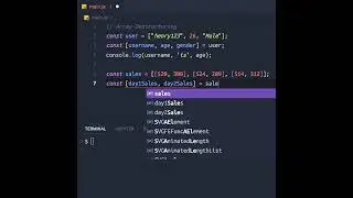 Destructure Arrays in JavaScript! 👨‍💻 