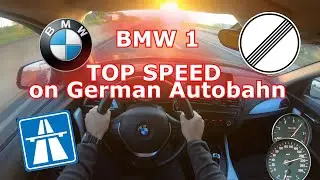 BMW 118d - Top Speed on German Autobahn