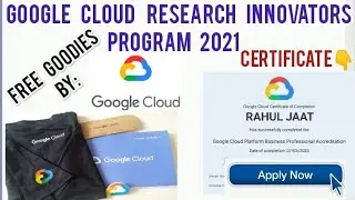 Google Cloud Free Certification 2021 | Google Cloud Research Innovators Program 2021 | Google Intern