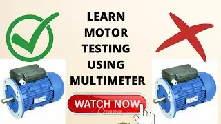 How to test  motor | induction motor testing by multimeter | how to check motor winding Hindi