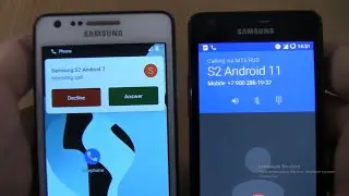 Incoming call & Outgoing call at the Same Time Samsung Galaxy S2 android 7+S2 android 11