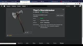 How To Get Thor’s Stormbreaker | Roblox Egg Hunt 2019