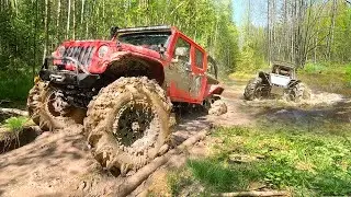 ОФФРОУД МОНСТРЫ Самая ПРОХОДИМАЯ БАГГИ БТР и Самый МОЩНЫЙ Jeep поехали на лютый оффроад маршрут