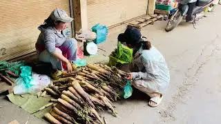 Market in Oudomxay Laos #travel #food #travelvlog #laos