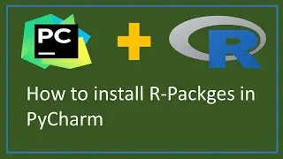 r programming in pycharm - install r package in PyCharm