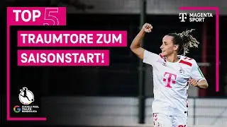 Top5 - Woche 1 | Google Pixel Frauen-Bundesliga | MAGENTA SPORT