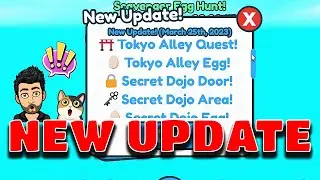 New update pet simulator x Tokyo Alley Quest, Tokyo Alley Egg, Secret Dojo Door, Secret Dojo Arena