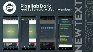 PixelLab Dark | Full Fonts | Full Stickers | No ads | full preset jb | Design Bolts