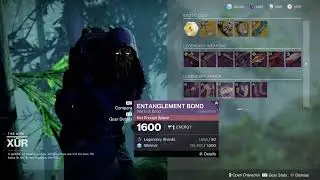 Destiny 2 Season of Witch Get to Xur for Stats 69 Exotic Alpha Lupi Crest Stats 67 Simulator Rob