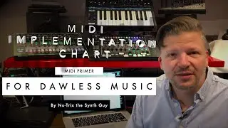 MIDI Primer for DAWLESS - The MIDI implementation Chart