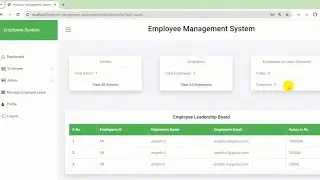 PHP & Mysql - Employee Management System source code download free