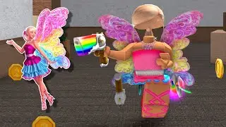 Beating TEAMERS as BABRIE FAIRY! (Roblox MM2)