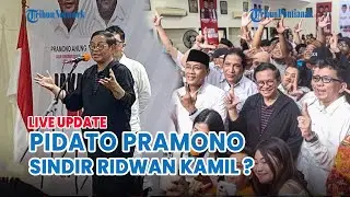 🔴 Pidato Pramono Singgung Ubah Jakarta Jadi Dubai, Sindir RK ? Ratusan Relawan Dukung Pramono-Rano