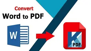 How to convert a word document into a pdf file using Kofax Power PDF