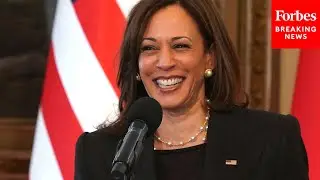 Kamala Harris Laughs After Question About Ukrainian Refugees, Angering Some