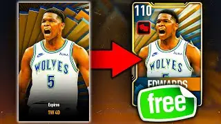 How To Get A FREE 110 OVR Anthony Edwards FAST + PACK OPENING!