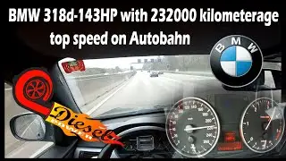 BMW 318d E92 Top Speed on Autobahn