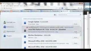 Disable Java in Firefox