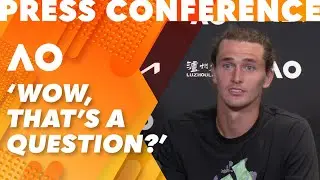 Alexander Zverev is left STUNNED by a reporters question: 2024 Australian Open | WWOS