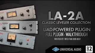 UAD - LA2A Leveler Plugin Collection explained (Full Walkthrough)