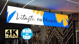 Bratislava - New Bus Station and Shopping Center Nivy Walk 4K UHD (60 fps) - 30.9.2021 Opening