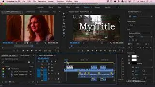 The Basics of Editing in Premiere Pro CC: Titles - Larry Jordan PowerUp Webinar #248