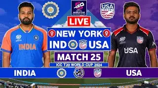 India vs United States Live Match | IND vs USA Live Match Today | T20 World Cup 2024 Live Match