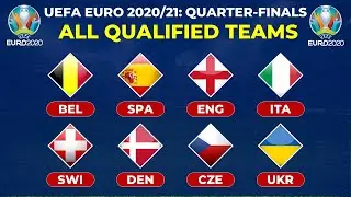 UEFA Euro 2020 (2021) Quarter-Finals | All 8 Qualified Teams