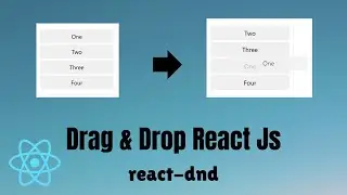 Drag and Drop in React || How to use React DnD in React || React Js