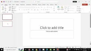 How to insert a new slide before the first slide in Microsoft PowerPoint