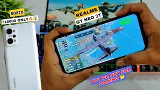 Realme Gt Neo 3T BGMI Test 2023🔥 Heating and Battery Test After Update | Bgmi Gameplay | PUBG |