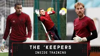 INSIDE TRAINING: Goalkeepers get micd up 🧤