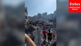 Footage Emerges From Gazas Jabalya Refugee Camp After Massive Blast