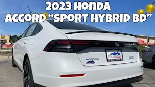 THE LATEST 2023 HONDA ACCORD “HYBRID SPORT” AKA VERY COMFORTABLE!