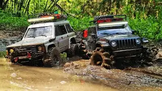 ТРАКТОРА РЕШАЮТ! ... Этот JEEP почти НЕПОБЕДИМ на бездорожье! PATROL уже не тот ... RC OFFroad 4x4