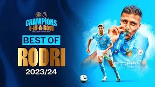 BEST OF RODRI 2023/24 | Fantastic goals, assists, tackles & interceptions...