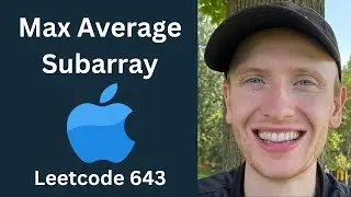 Maximum Average Subarray I - Leetcode 643 - Fixed Sliding Window (Python)