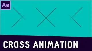 Tutorial 04: Cross animation in after effects with trim paths ✔