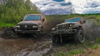 ПРИШЛОСЬ ИДТИ ЗА ТРАКТОРОМ! Поспорили TANK 300 против УАЗ и JEEP