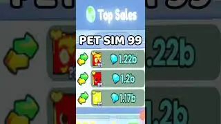 Top sales on pet sim 99 today 