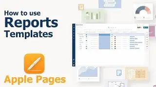 How to use Reports templates in Apple Pages