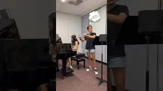 flute teacher DISTRACTS her student! 🤣🤦‍♀️ 