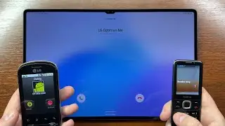 LG Optimus Me & Nokia 6700 Outgoing Calls to Samsung Tab S8 Ultra 5G (Button Phones vs Top Tablet)