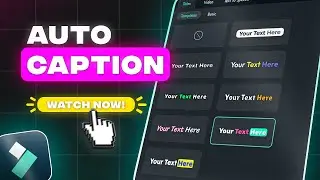 Fast And Easy Way To Add Auto Caption In Filmora