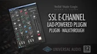 UAD - SSL - E-channel plugin explained